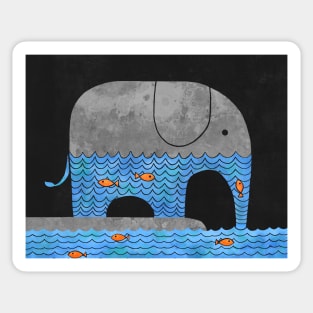 Thirsty Elephant Sticker